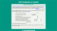 Desktop Screenshot of kalkulacka.svobodni.cz