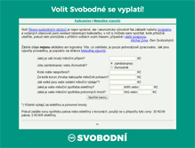 Tablet Screenshot of kalkulacka.svobodni.cz